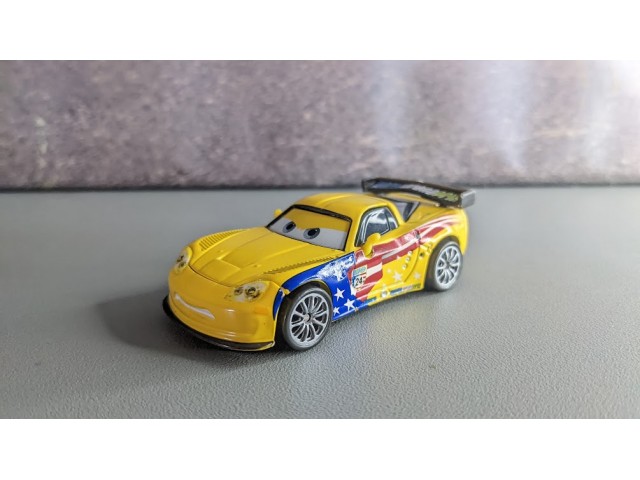 Mattel Disney Cars 1:55 Diecast Jeff Gorvette